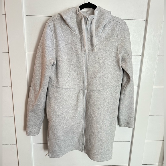 LULULEMON M Long Horizons heathered core wicking material woman zip jacket - Picture 3 of 16